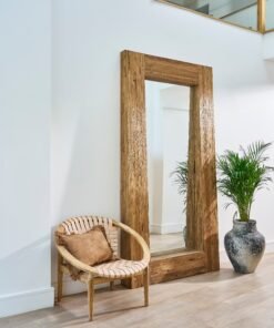 Rustic Teak Tall Mirror