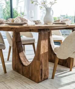 Rustic Teak Dining Table