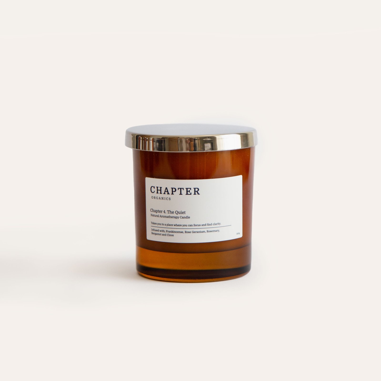 Chapter Organics Aromatherapy Candle 'The Quiet' (300g) - Image 6
