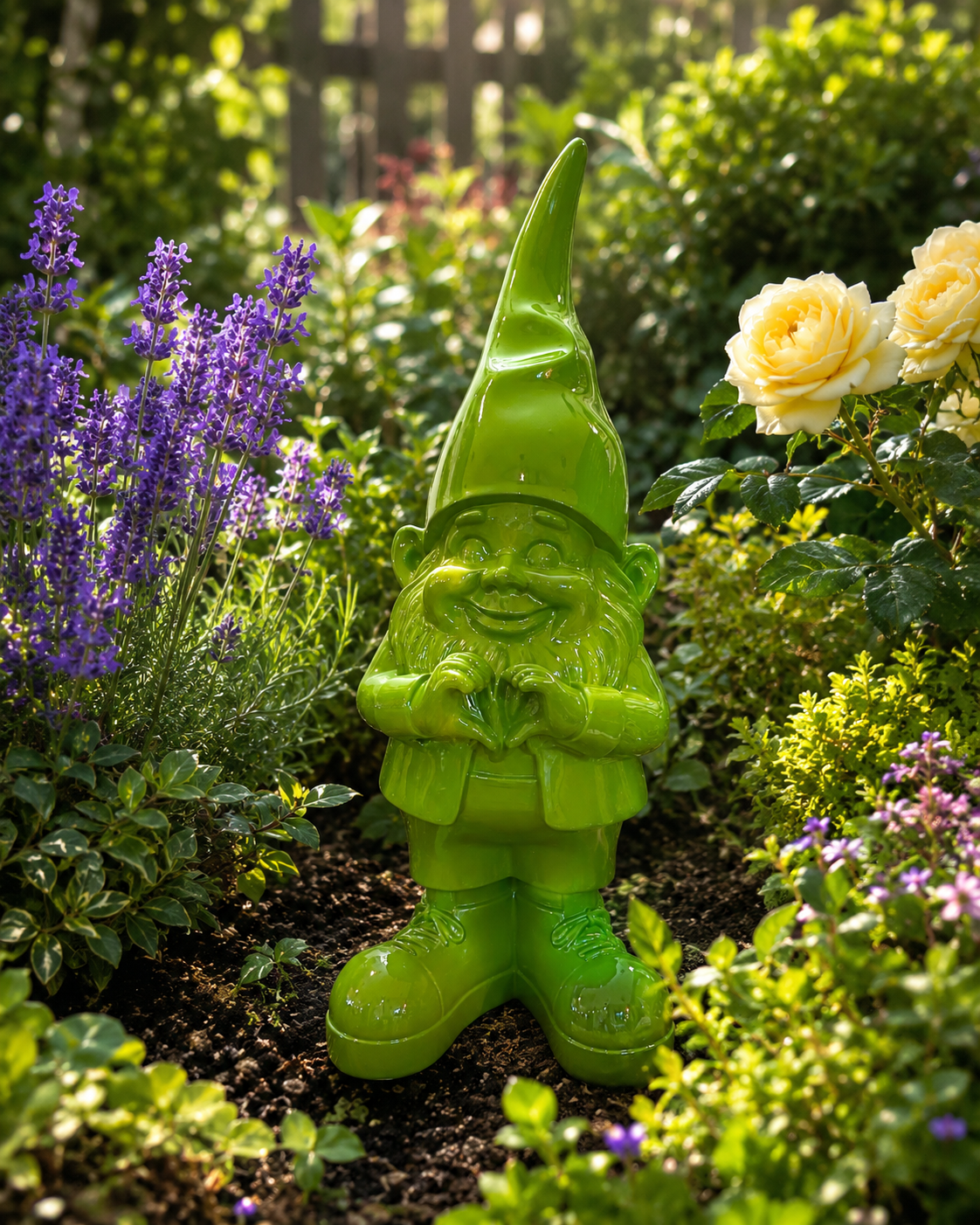 Medium "Heart Hands" Gnome Ornament