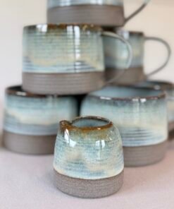 Locally Handmade Scandi Clay 'Tide' Milk/Cream Pourer
