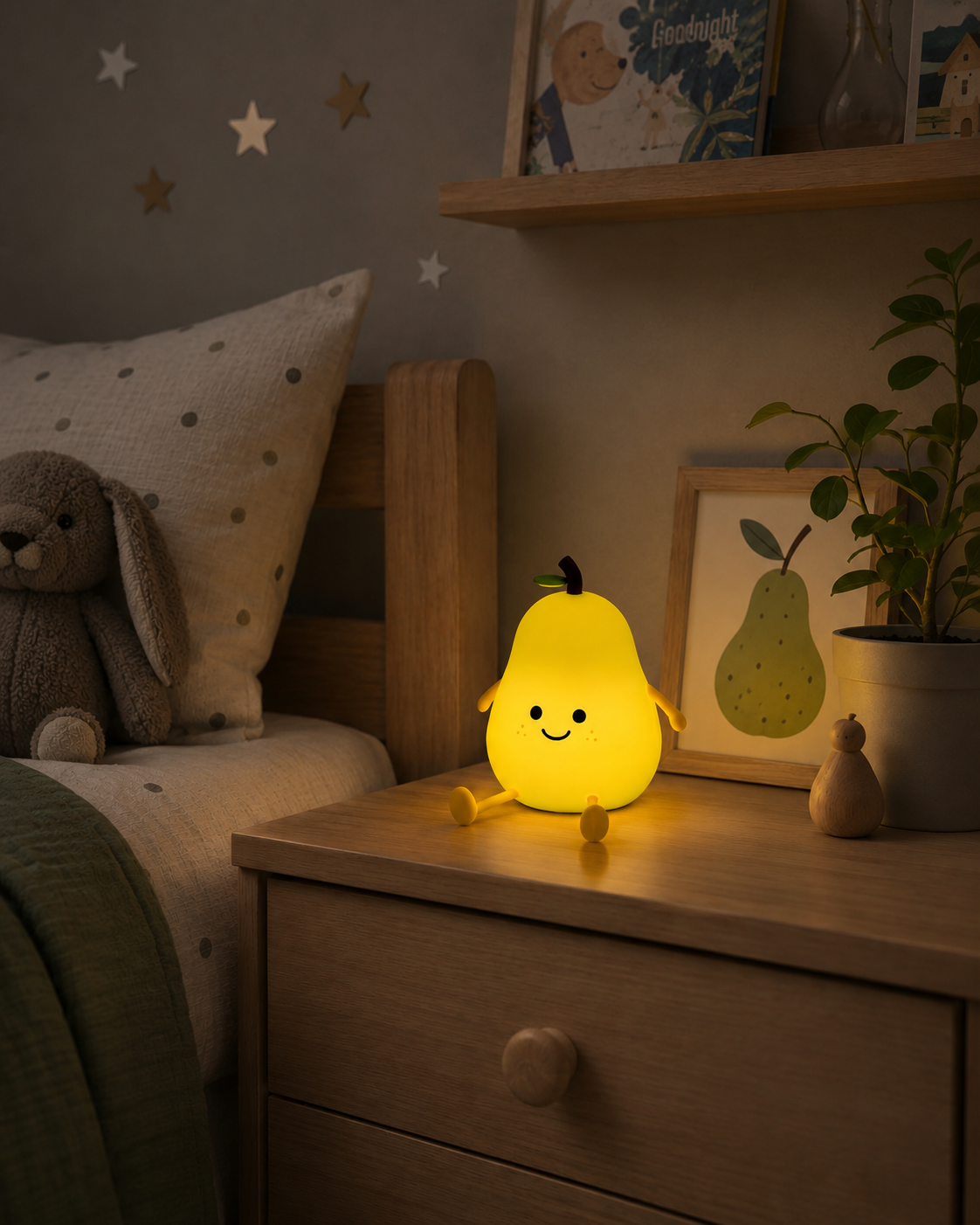 Rechargeable Night Light - Jasper the Pear - Image 3