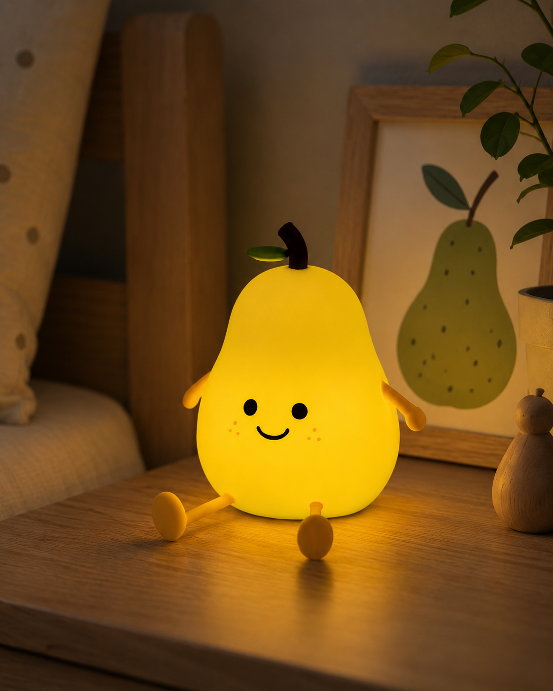 Rechargeable Night Light - Jasper the Pear