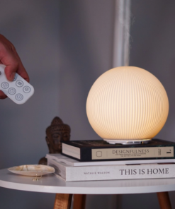 Alternative view of Chi Ceramic Diffuser with Breathing Light