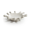 White Ceramic 'Splash' Bowl