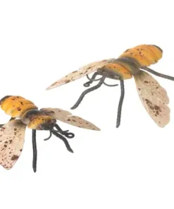 Set of 2 Metal Bee Decos