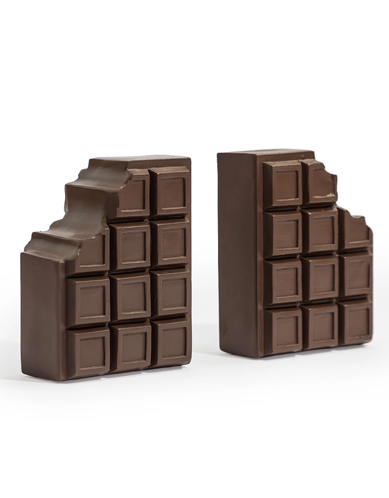 Milk Chocolate Bar Bookends
