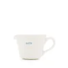 'milk' Hand Stamped Typewriter Font Small Jug (50ml)