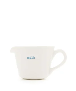 'milk' Hand Stamped Typewriter Font Small Jug (50ml)