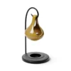 Ceramic Hanging Oil Burner in Natural Sand with Stand