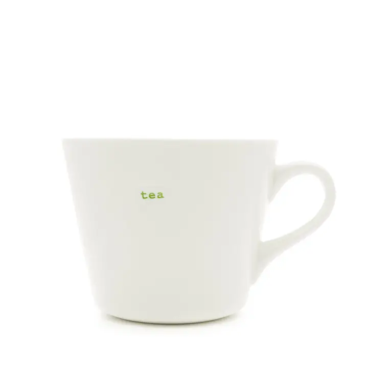 'tea' Keith Brymer Jones Word Range Bucket Mug
