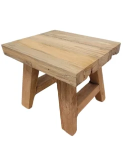 Alternative view of Rustic Teak Root Stool / Side Table