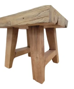 Rustic Teak Root Stool / Side Table - Image 3