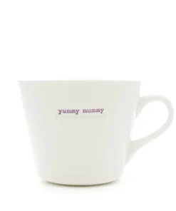 'yummy mummy' Keith Brymer Jones Word Range Bucket Mug